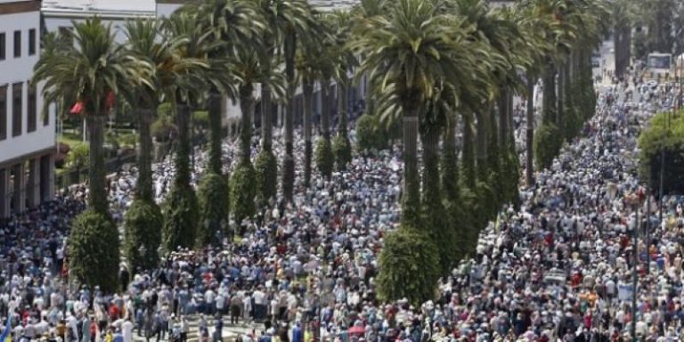 Demo in Rabat