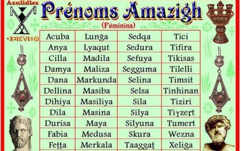 Prénoms Amazigh