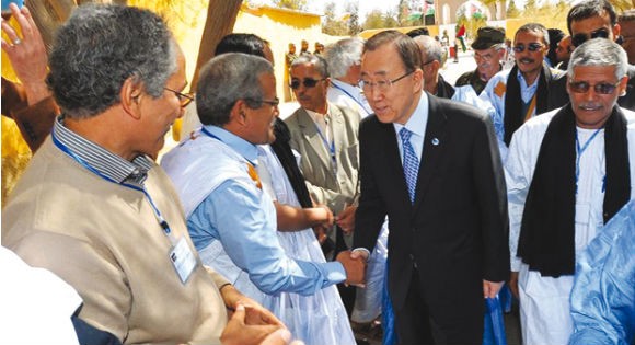 Ban Kim-moon peu enthousiaste à l’indépendance du Sahara occidental