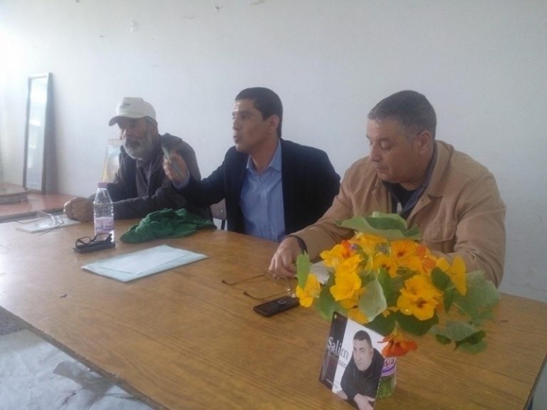 Mahrez Bouich au centre culturel d'Aokas