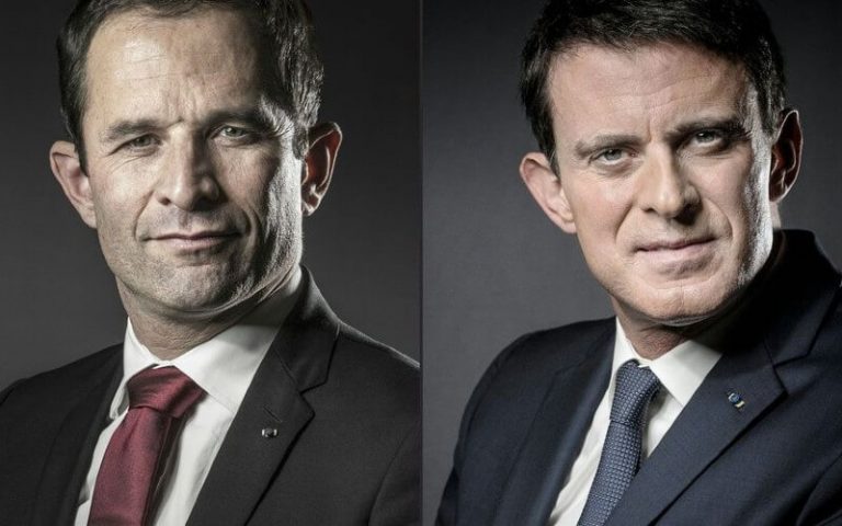 Hamon et Valls