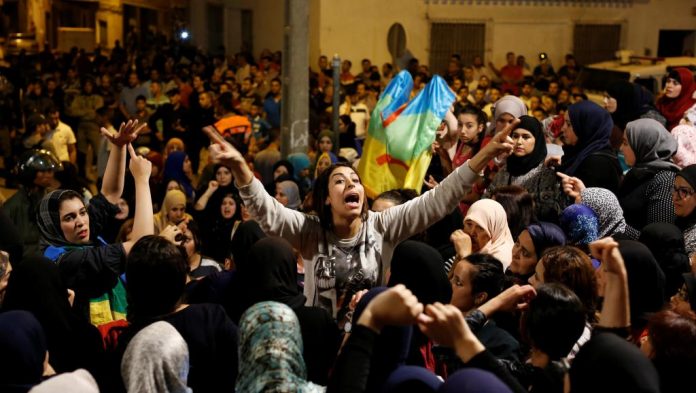 Manifestation au Rif Maroc