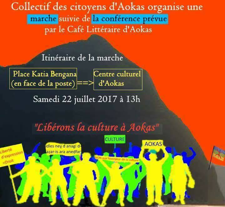 Le café littéraire d’Aokas déterminé à tenir sa conférence malgré le refus de l’administration
