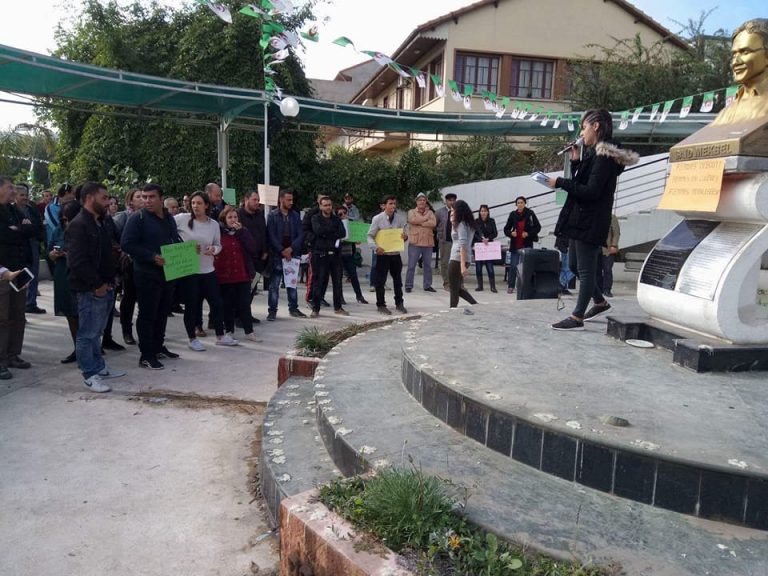 Rassemblement contre la violence faite aux femmes