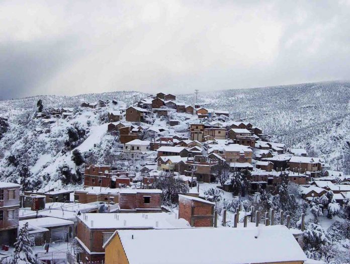 La Kabylie couverte de neige