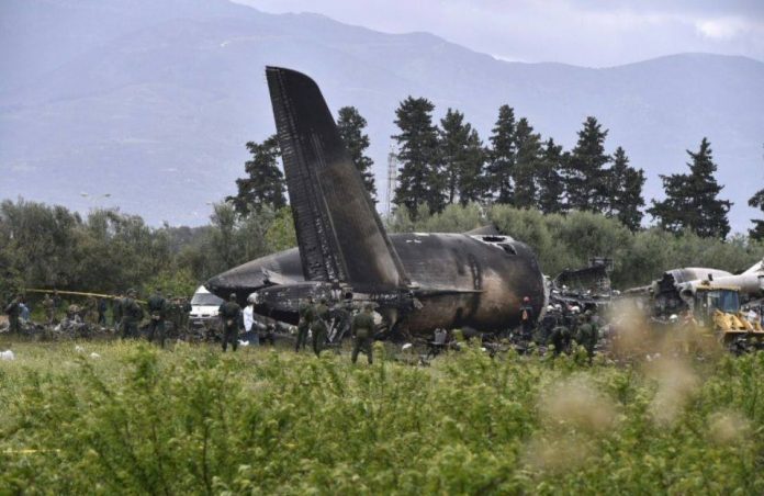Accident d'avion, Boufarik, Algérie