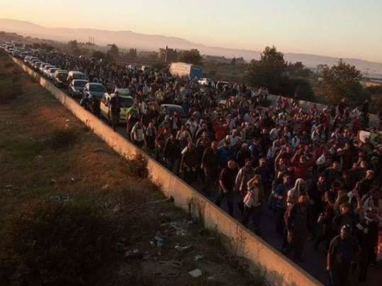 L'entrée d'Alger bloquée par les retraités de l'ANP