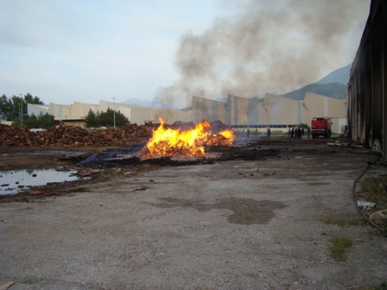 incendie à l'unsine de liège d'Aokas