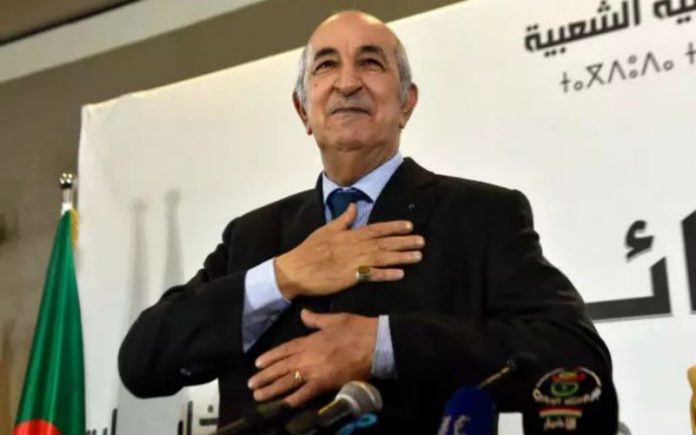 Le nouveau président algérien Abdelmadjid Tebboune