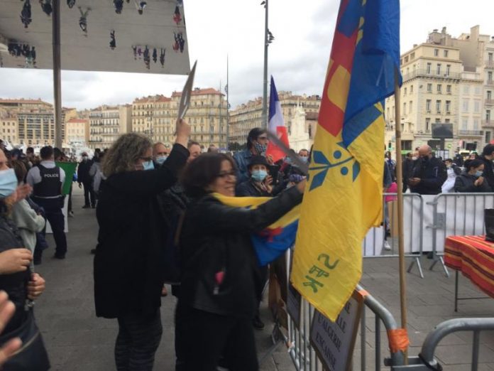 Rassemblement des indépendantistes kabyles à Marseille, le 25 10 2020