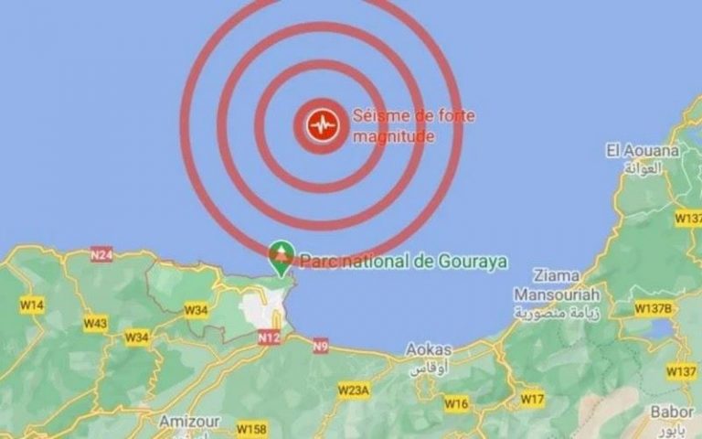 Tremblement de terre à Bgayet