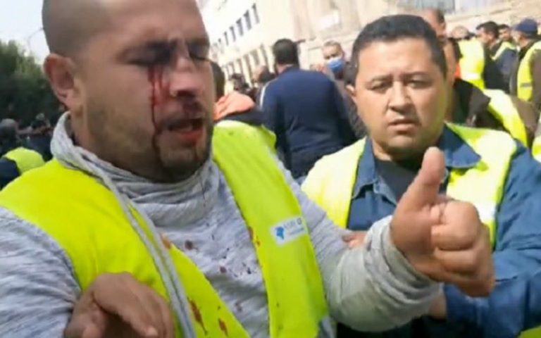 Violence policière contre les travailleurs