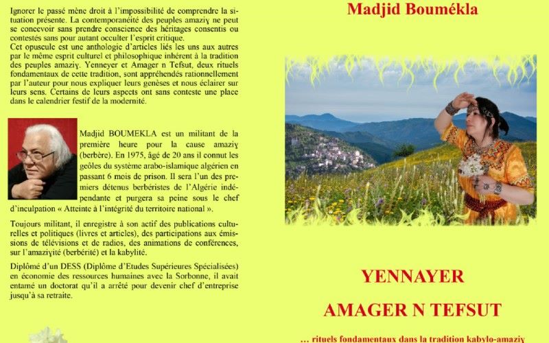 Madjid Boumekla publie « Yennayer, Amager n tefsut » - Tamurt