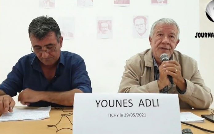 Karim Smaili avec Younes Adli, Tichy, le 29 mai 2021