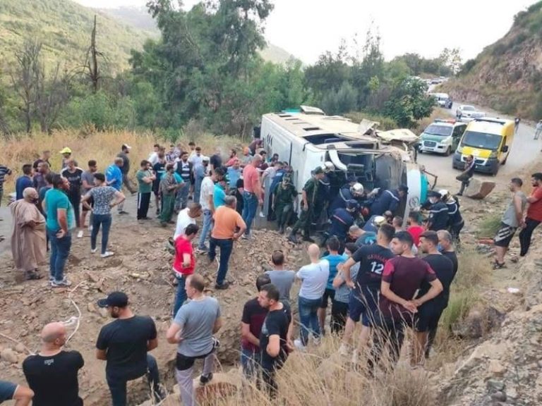 Accident à Bouzeguene