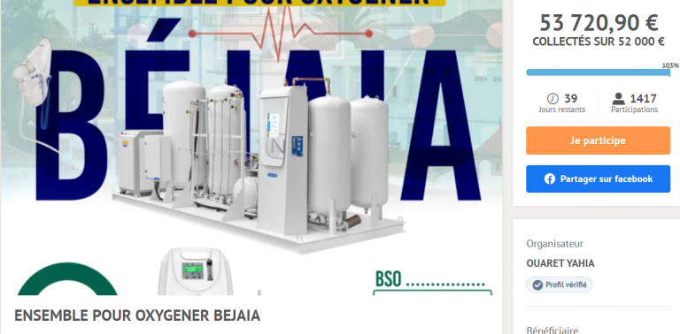 Ensemble pour oxygener Bgayet