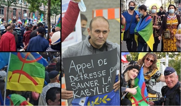 Marche des Kabyles à Paris le 10/10/2021