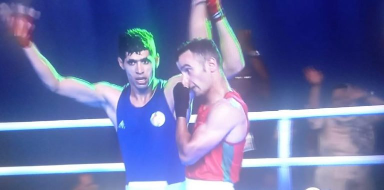 Jugurtha Ait-Bekka, en bleu