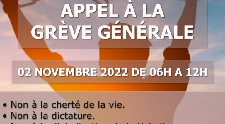 Appel à une grève générale en Kabylie