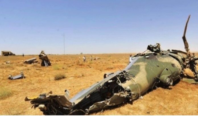 Crash d'un hélicoptere de l'armée algérienne..