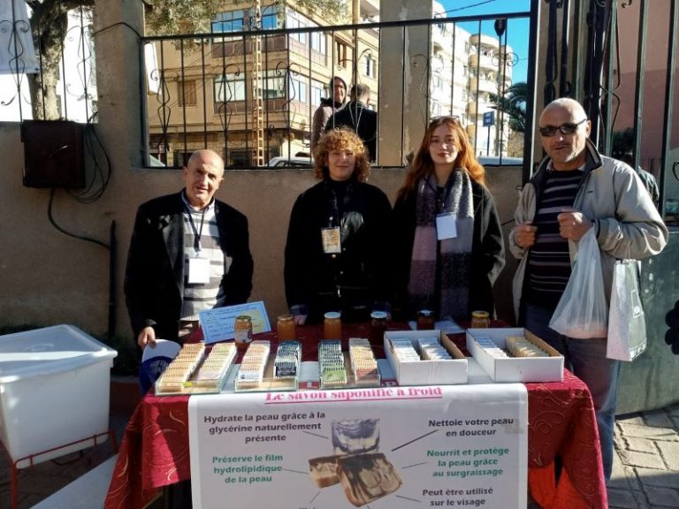 Stand de savon artisanal