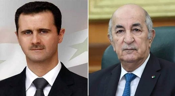 A. Tebboune et Bachar Al-Assad