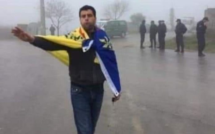 Lounes Hamzi avant son arrestation par la police algérienne
