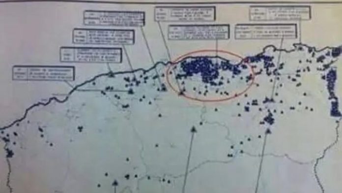 Déclenchement de la guerre d'Algßerie, le 1er novembre 1954