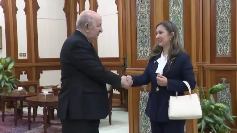 Abdelmadjid Tebboune avec la présidente de l’Assemblée populaire nationale (APN), Khalida Boufedeche